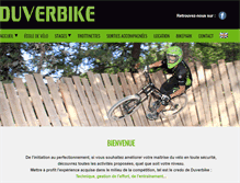 Tablet Screenshot of duverbike.com